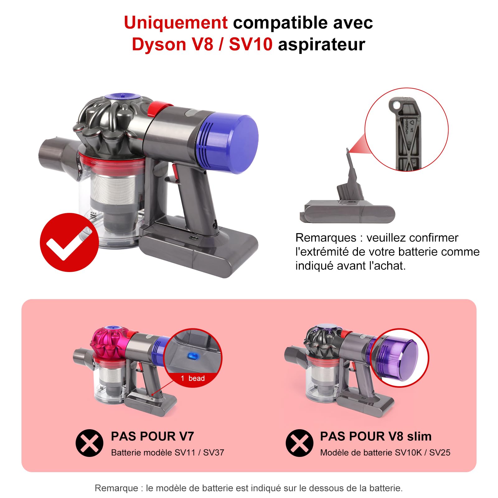 V8 Switch Assembly for Dyson V8 Absolute SV10 Animal Vacuum